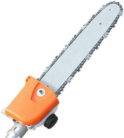 Gas Pole Saw Chainsaw 42CC 4 Stroke Brush Cutter Pruner Cordless Gas Long Reach Gardening Tree Hedge Trimmer wiht Extension Pole Air-cooled 140F