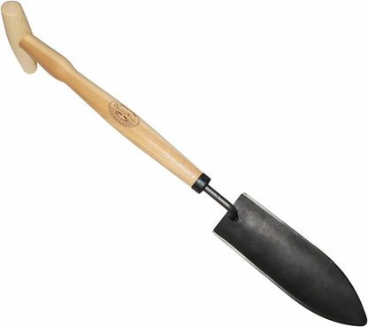 DeWit Forged Transplant Trowel with Short Handle, Lightweight & Durable Garden Tool with Comfortable Grip for Planting, Digging & Transplanting