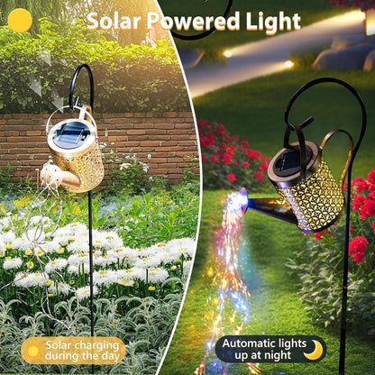 Solar Watering Can Light, Solar Yard Decorations Outdoor