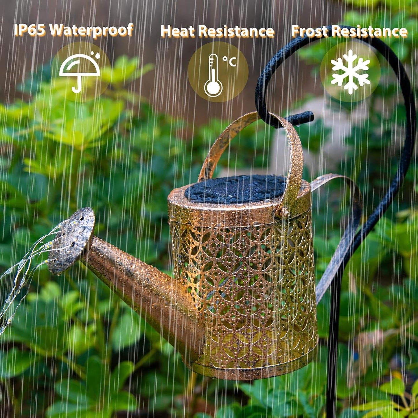 Solar Watering Can Light, Solar Yard Decorations Outdoor