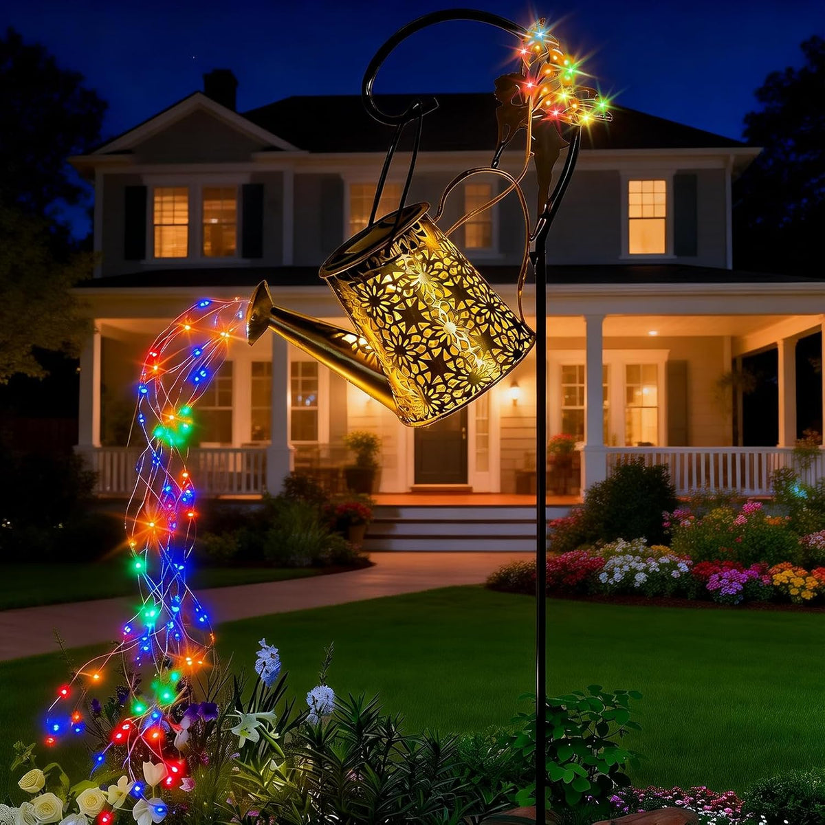 Solar Watering Can Light, Solar Yard Decorations Outdoor