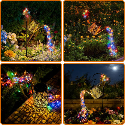 Solar Watering Can Light, Solar Yard Decorations Outdoor