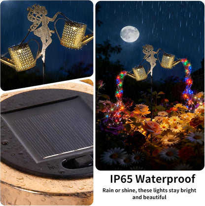 Solar Watering Can Light, Solar Yard Decorations Outdoor