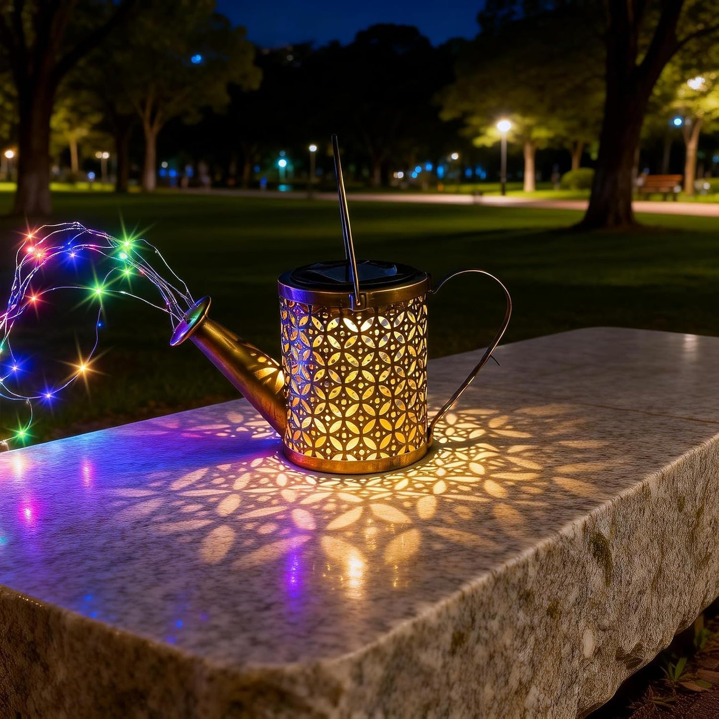 Solar Watering Can Light, Solar Yard Decorations Outdoor