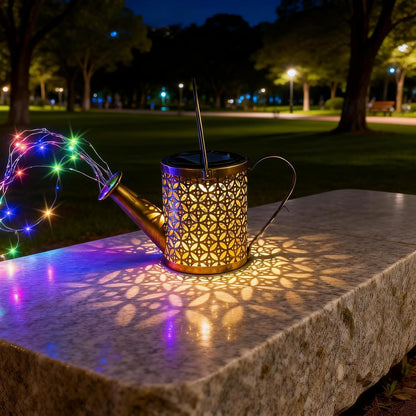 Solar Watering Can Light, Solar Yard Decorations Outdoor