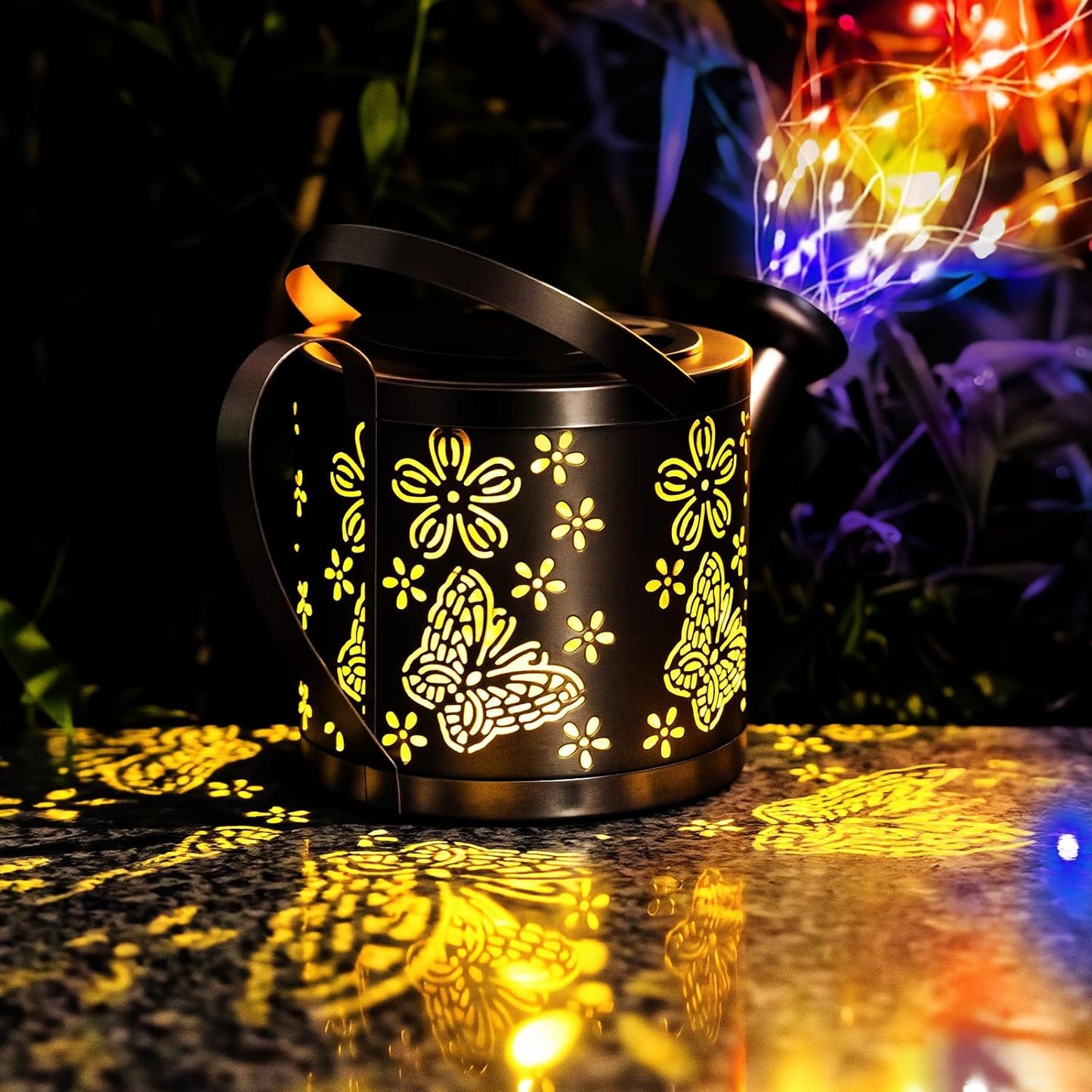 Solar Watering Can Light, Solar Yard Decorations Outdoor