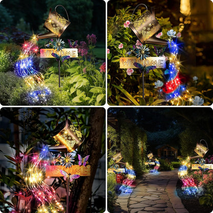 Solar Watering Can Light, Solar Yard Decorations Outdoor