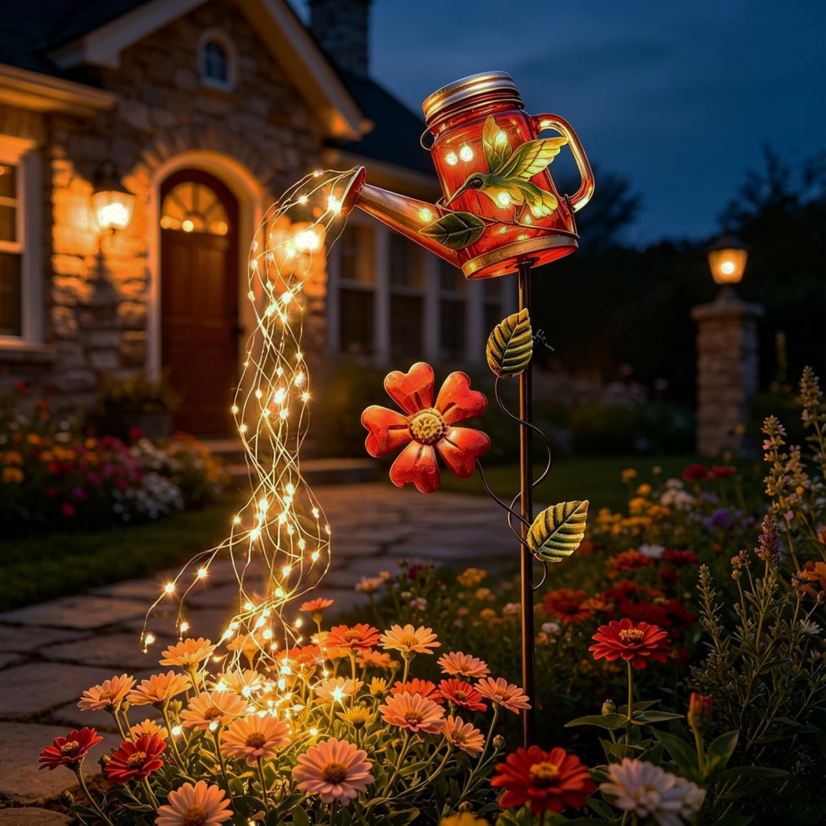 Solar Watering Can Light, Solar Yard Decorations Outdoor