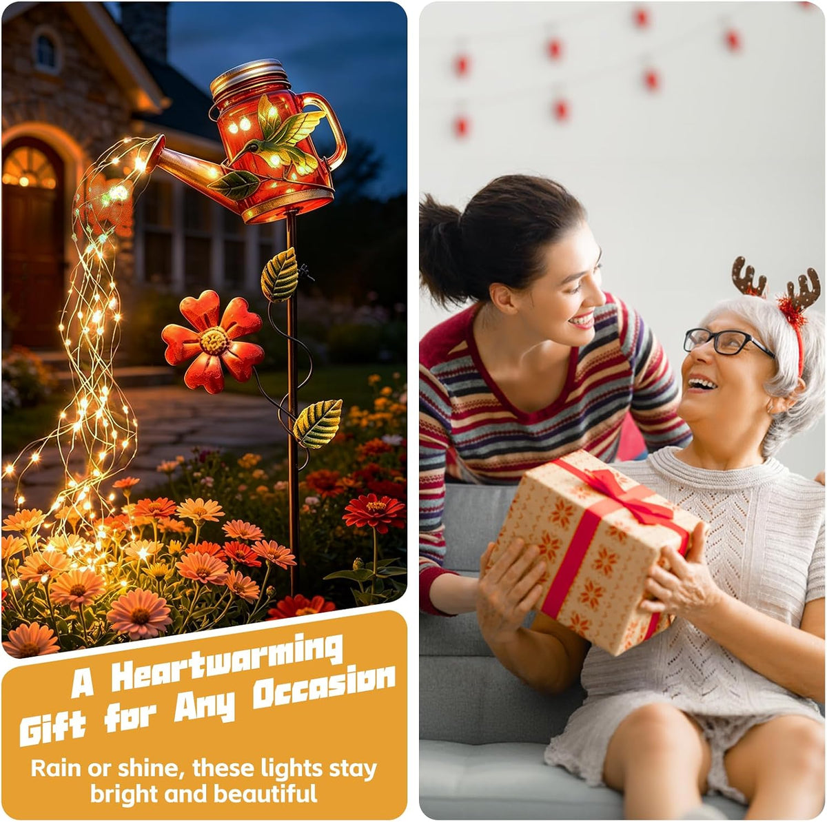 Solar Watering Can Light, Solar Yard Decorations Outdoor