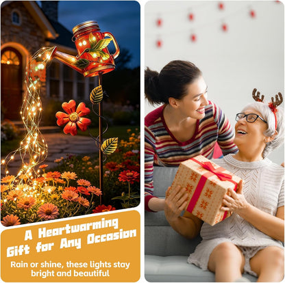 Solar Watering Can Light, Solar Yard Decorations Outdoor