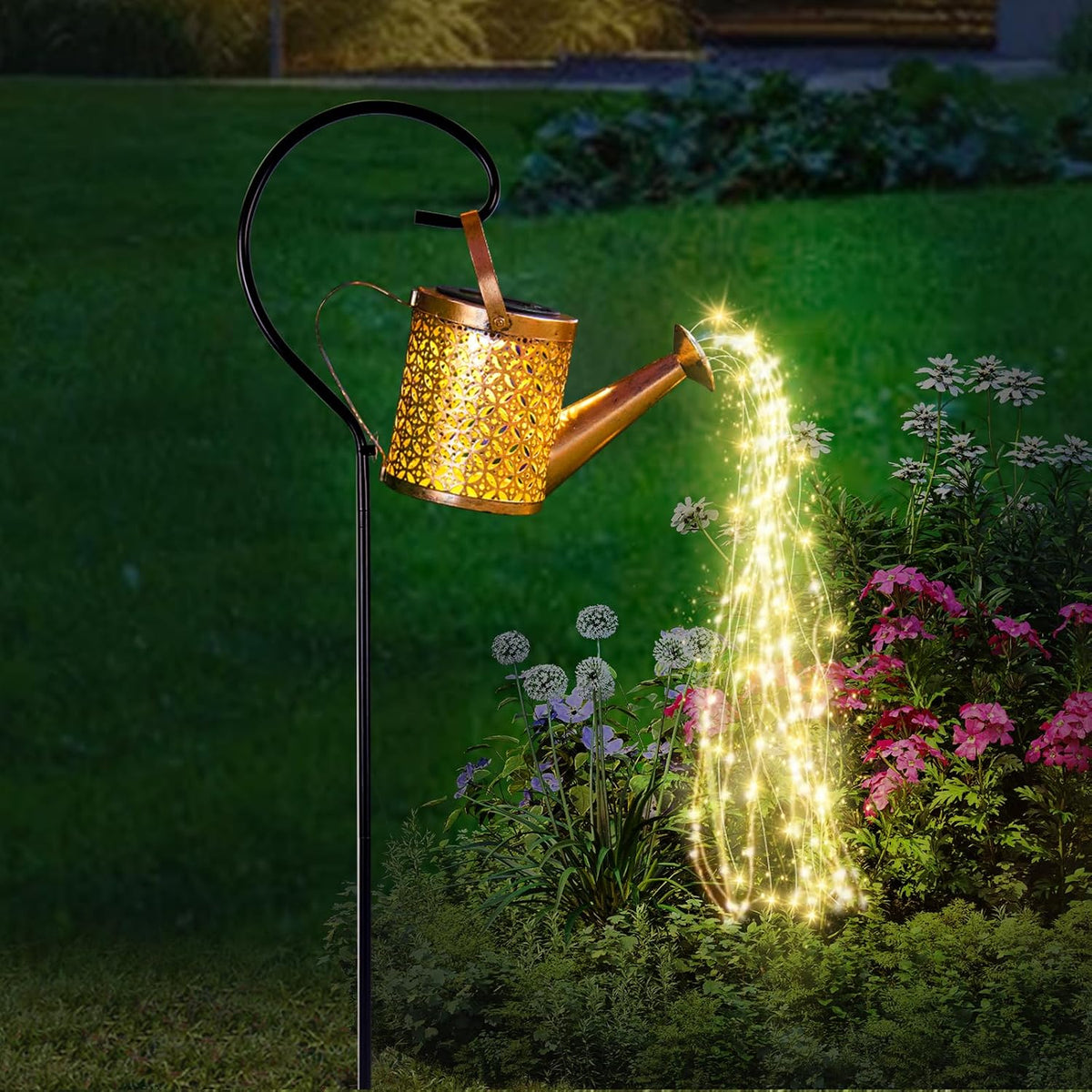 Solar Watering Can Light, Solar Yard Decorations Outdoor