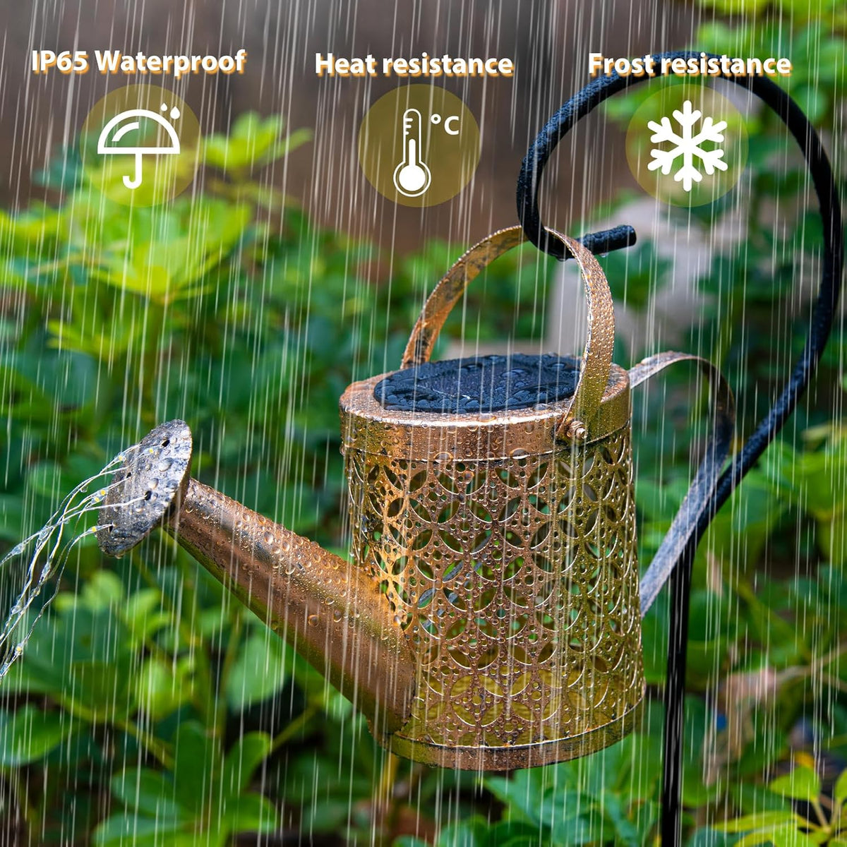 Solar Watering Can Light, Solar Yard Decorations Outdoor