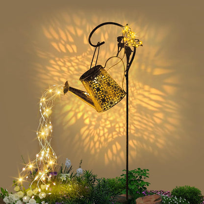 Solar Watering Can Light, Solar Yard Decorations Outdoor