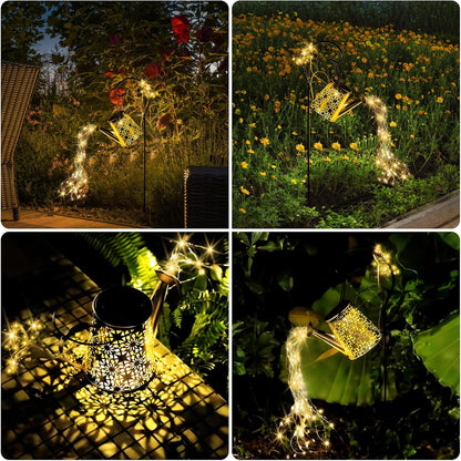 Solar Watering Can Light, Solar Yard Decorations Outdoor
