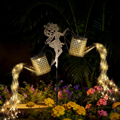 Solar Watering Can Light, Solar Yard Decorations Outdoor