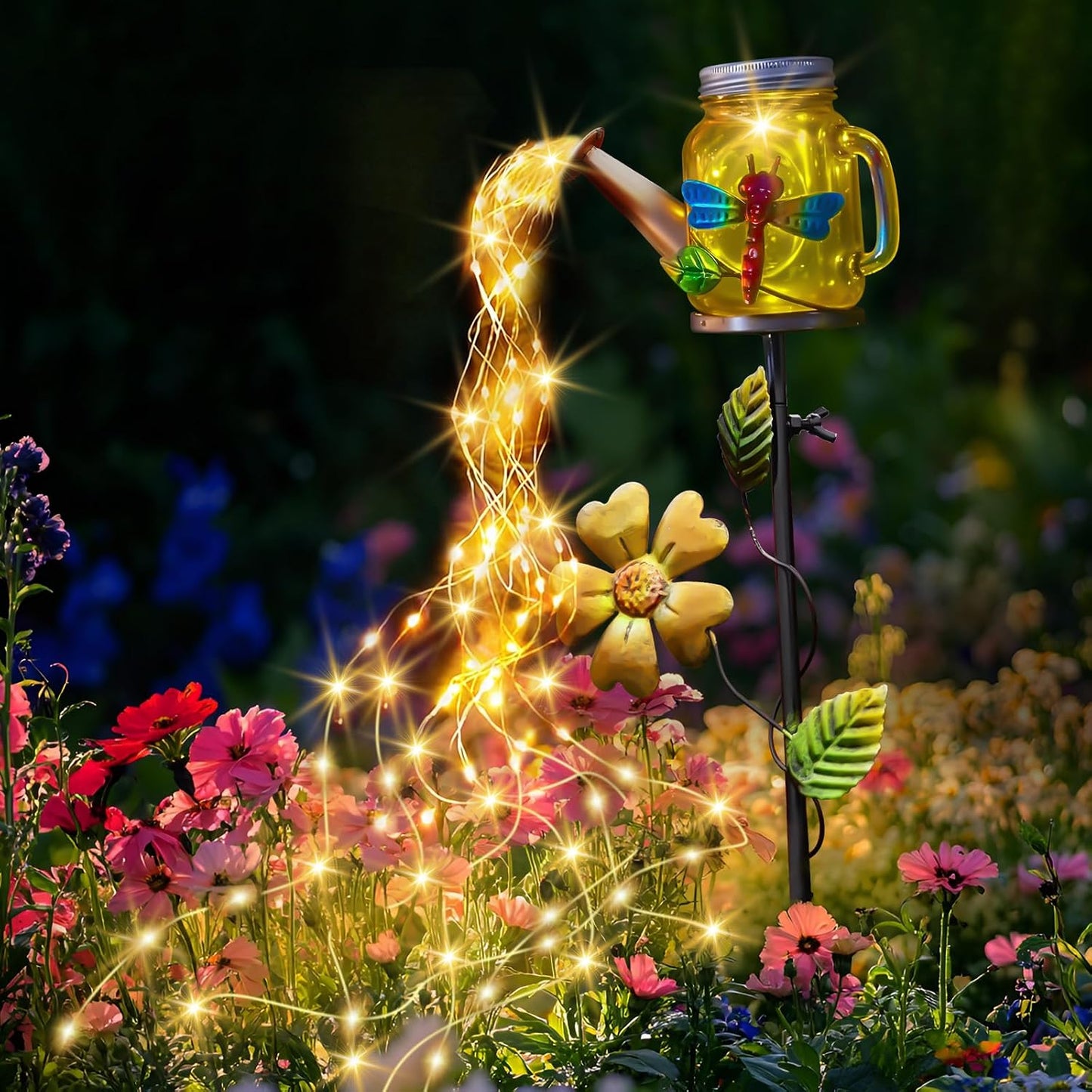 Solar Watering Can Light, Solar Yard Decorations Outdoor