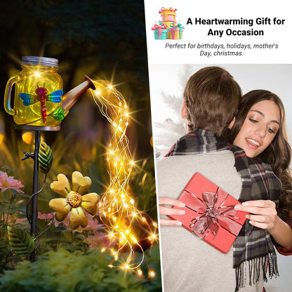 Solar Watering Can Light, Solar Yard Decorations Outdoor