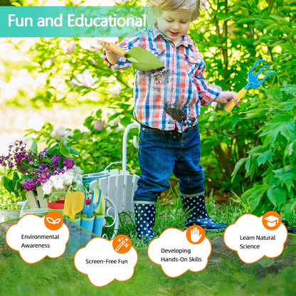 Kids Garden Tools Set,6 PCS, Aged 3+