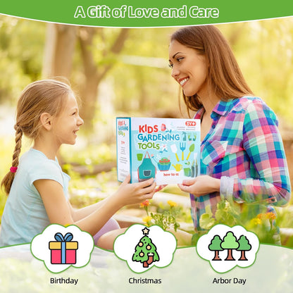Kids Garden Tools Set,6 PCS, Aged 3+