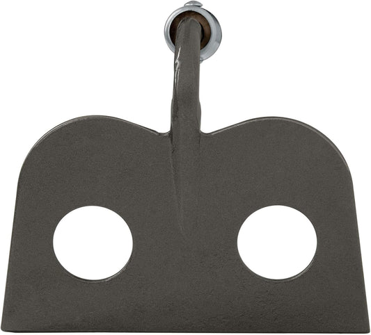 TruPro 7-Inch Forged Mortar Hoe, 60-Inch Premium North American Ash Wood Long Handle, Heavy-Duty Concrete, Mud, and Plaster Mixing Tool (Model 30020 / ATJ-XM)