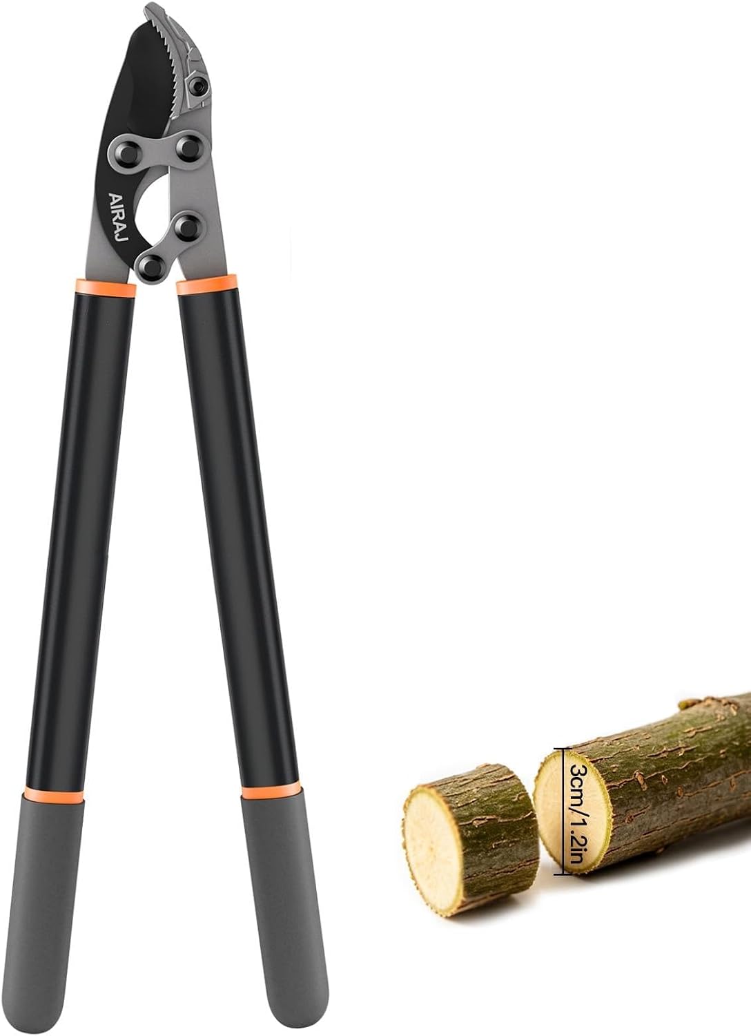 18'' Anvil Loppers for Gardening, 1.2" Cut Heavy duty Tree Trimmer