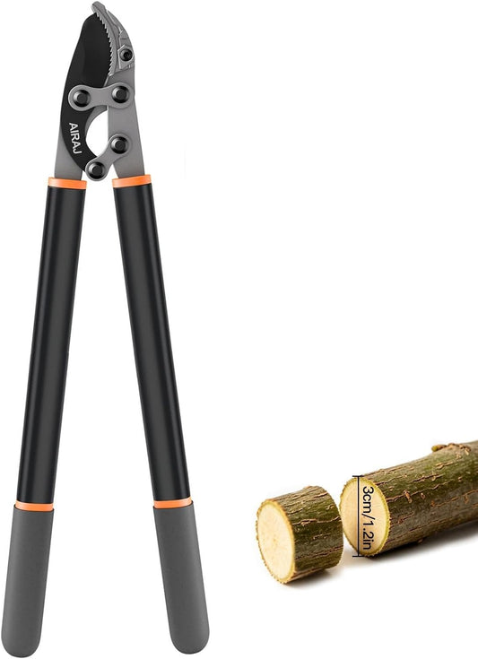 18'' Anvil Loppers for Gardening, 1.2" Cut Heavy duty Tree Trimmer