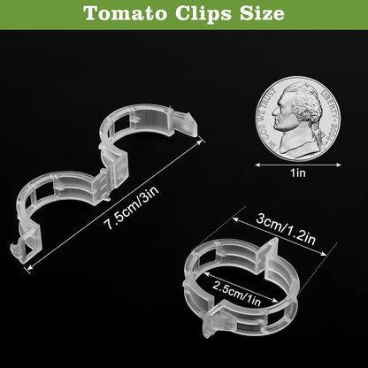 Tomato Plant Clips 120 Pack Easy Plant Support