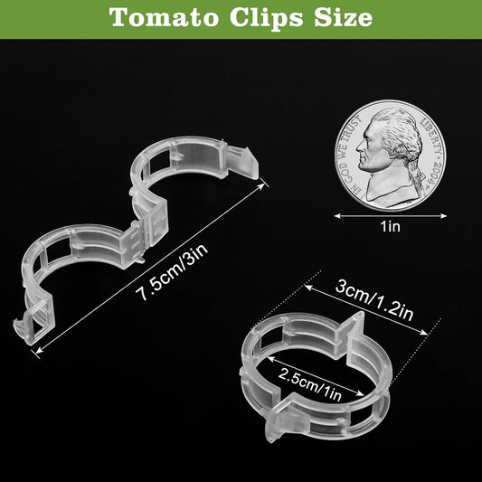 Tomato Plant Clips 120 Pack Easy Plant Support