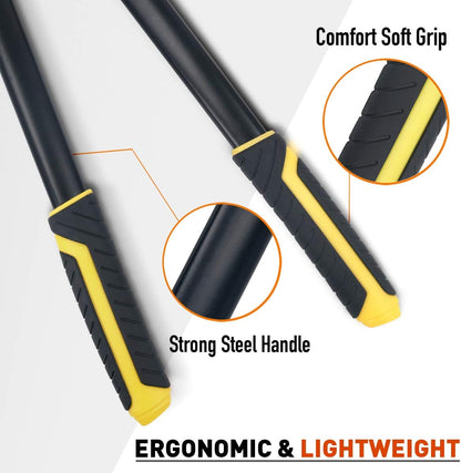 Ratchet Anvil Loppers, Heavy Duty Tree Branch Cutters with 2" Cutting Capacity, Labor-Saving Garden Loppers with Additional SK5 Spare Blade for Yard, Orchard & Thick Shrub Trimming
