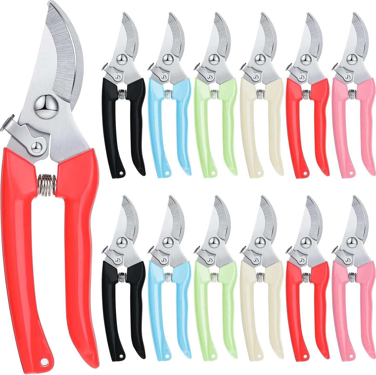12 Pcs Flower Stem Cutter Gardening Scissors Floral Clippers
