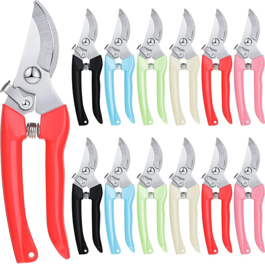 12 Pcs Flower Stem Cutter Gardening Scissors Floral Clippers