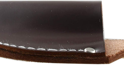 Wazakura Leather Tool Holster for Bonsai Scissors Made in Japan, Dark Brown, Japanese Garden Small Tool Pouch with Belt Clip, Scissor Holder with Belt Loop, Bonsai Shears Case for Gardening Tool Belt