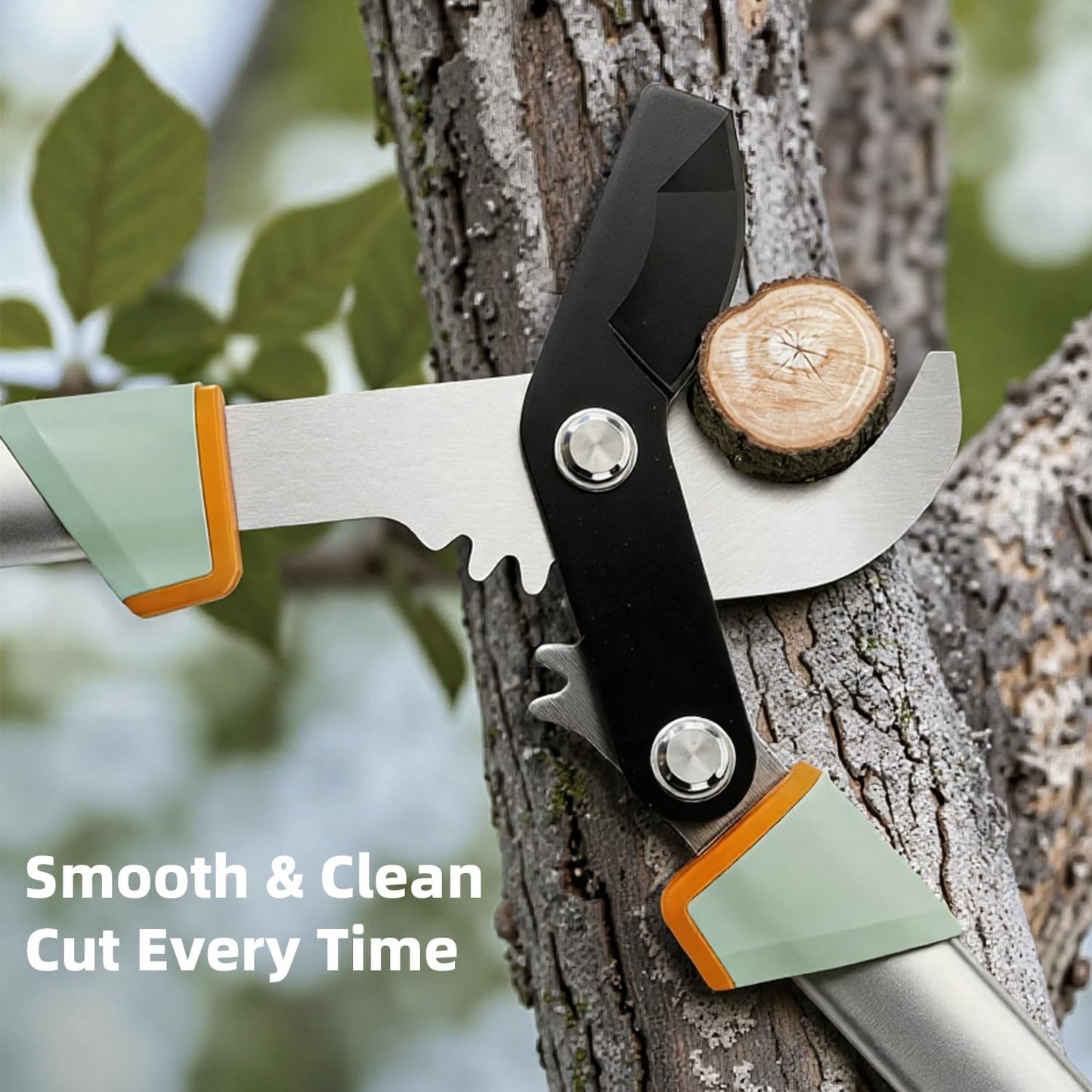 ® Loppers for Tree Trimming Stainless Steel Branch Cutter Heavy Duty Bypass Tree Pruner Rust Resistant Sharp Blade Up to 2" Tree Limb Trimmer for Gardening