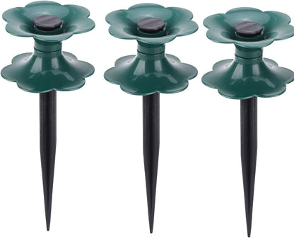 Garden Hose Guide Holder Spike, 3 Pack Hose Guide Spikes Water Hoses Spike Stake Long Plastic Spike Plant Saver Tool for Plant Protection Yard Garden, Green, 3PCS