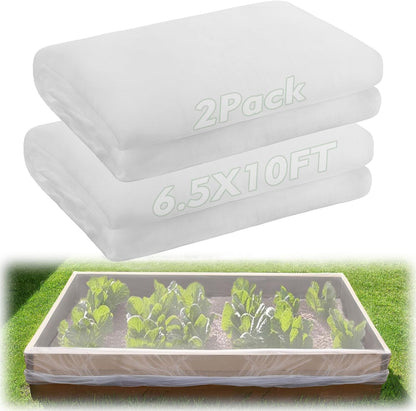 2 Pack 6.5x10ft Garden Netting, Ultra Fine Mesh Plant Covers