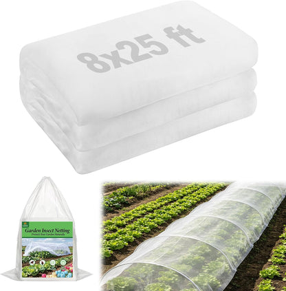 2 Pack 6.5x10ft Garden Netting, Ultra Fine Mesh Plant Covers