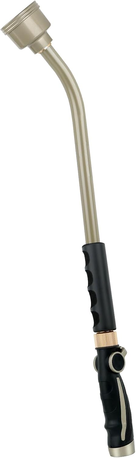 Long Watering Wand, 24 Inches Gentle Soft Full Shower Sprayer Wand