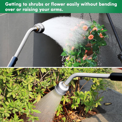 Long Watering Wand, 24 Inches Gentle Soft Full Shower Sprayer Wand