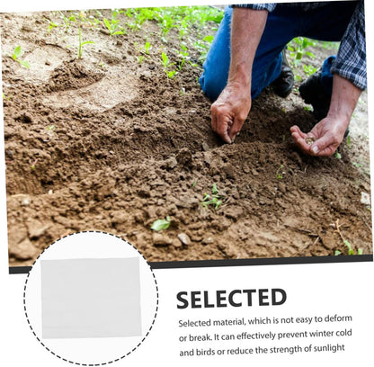 Non-Woven Plant Frost Protection Winter Shrub Covers Reusable Floating Row Warm Fabric Plant Protector for Frost-proofing