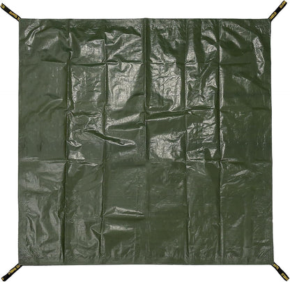 Leaf Tarp with Handles, 6x6 Feet Tarps for Leaves, Heavy Duty Waterproof Tarps for Leaf Cleanup, Waste Debris Removal.