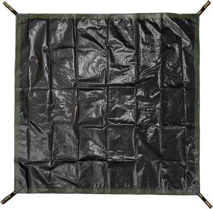Leaf Tarp with Handles, 6x6 Feet Tarps for Leaves, Heavy Duty Waterproof Tarps for Leaf Cleanup, Waste Debris Removal.