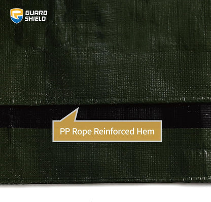 Leaf Tarp with Handles, 6x6 Feet Tarps for Leaves, Heavy Duty Waterproof Tarps for Leaf Cleanup, Waste Debris Removal.