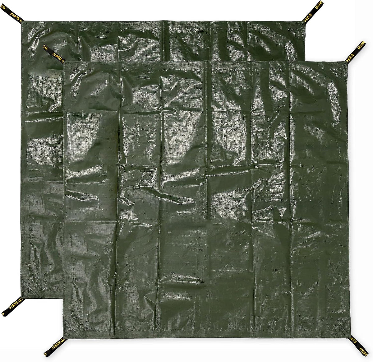 Leaf Tarp with Handles, 6x6 Feet Tarps for Leaves, Heavy Duty Waterproof Tarps for Leaf Cleanup, Waste Debris Removal.