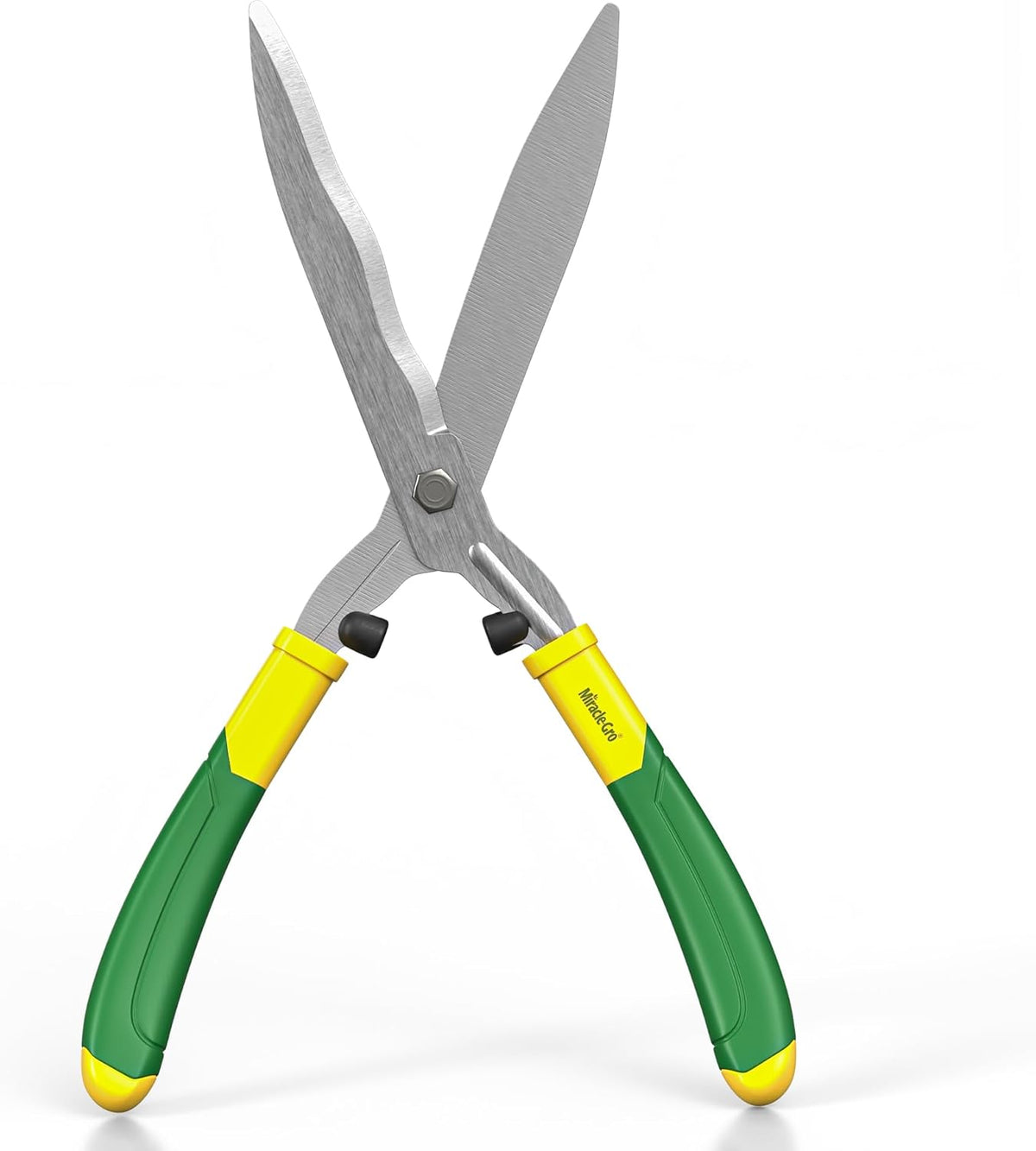 21 in. Hedge Shears – Lawn and Yard Tool with Sharp Carbon Steel Blades, Comfort Grip Handles, and Lightweight Design for Shaping/Trimming Hedges, Shrubs, and Bushes