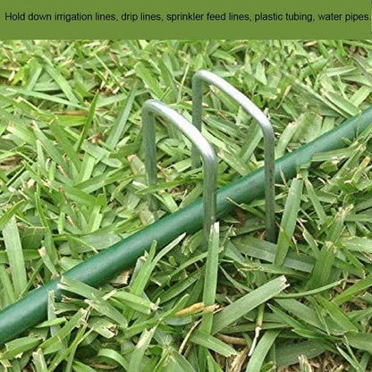 Landscape Staples 6 Inch Galvanized Anti-Rust Garden Stakes 11 Gauge