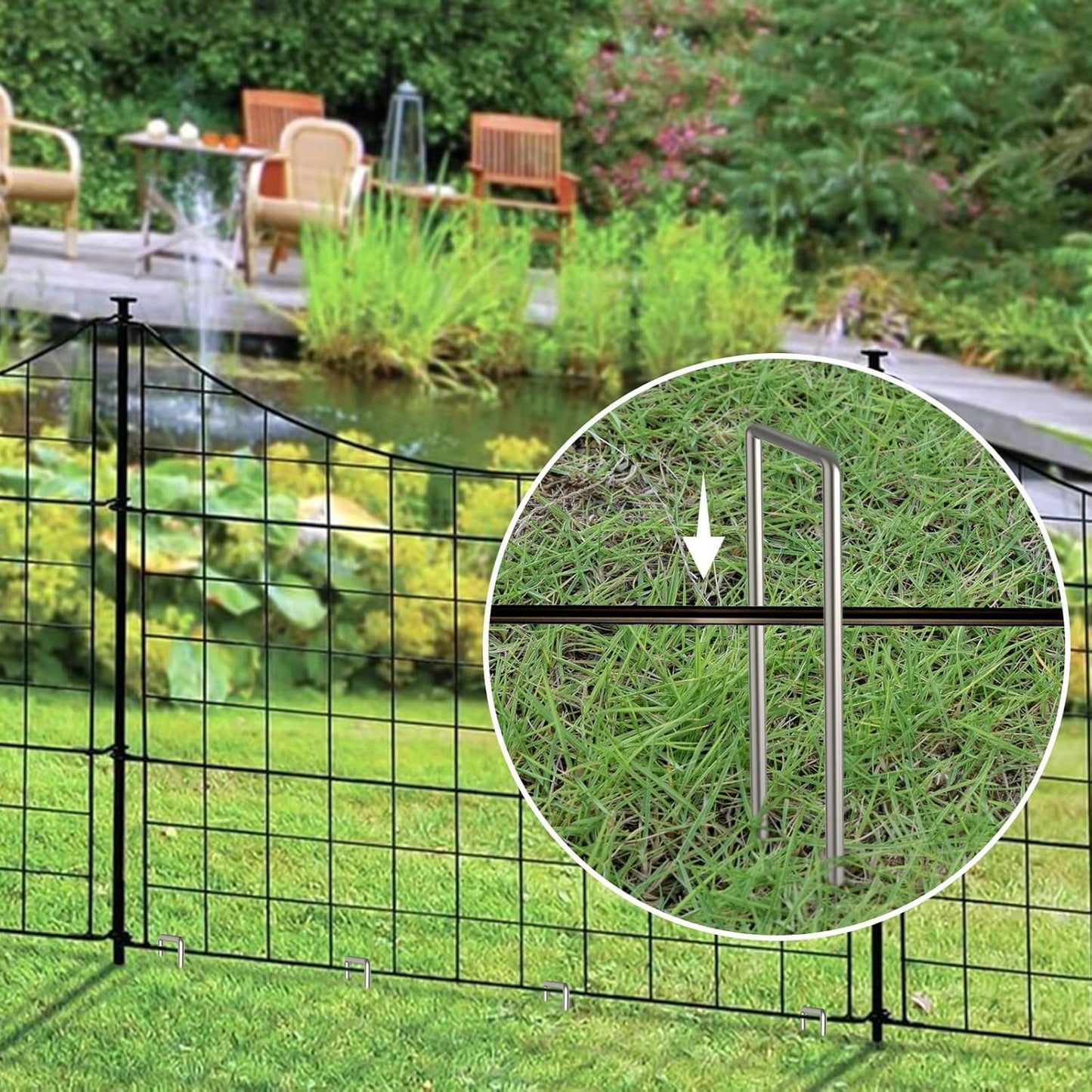 Landscape Staples 6 Inch Galvanized Anti-Rust Garden Stakes 11 Gauge