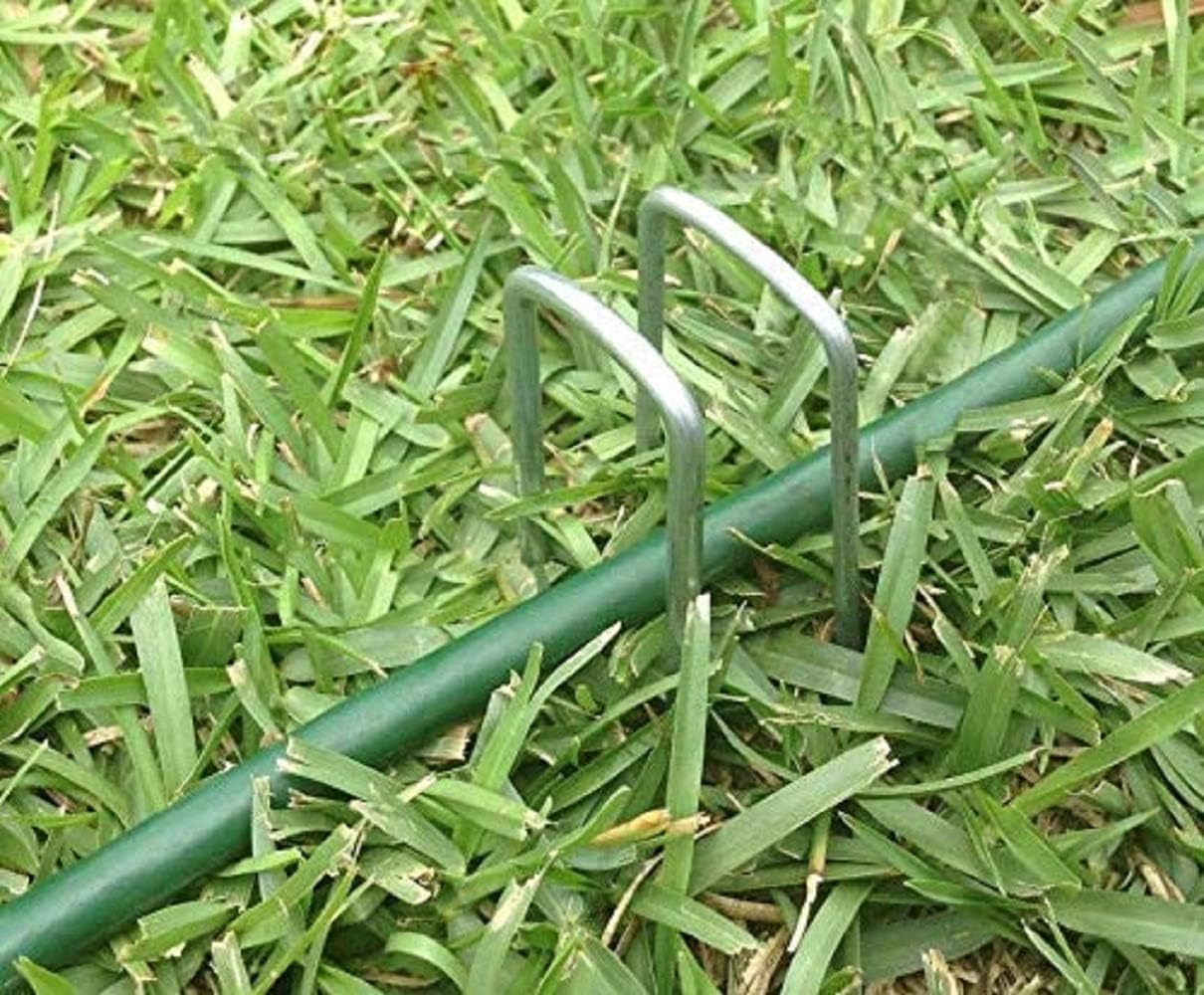 Landscape Staples 6 Inch Galvanized Anti-Rust Garden Stakes 11 Gauge