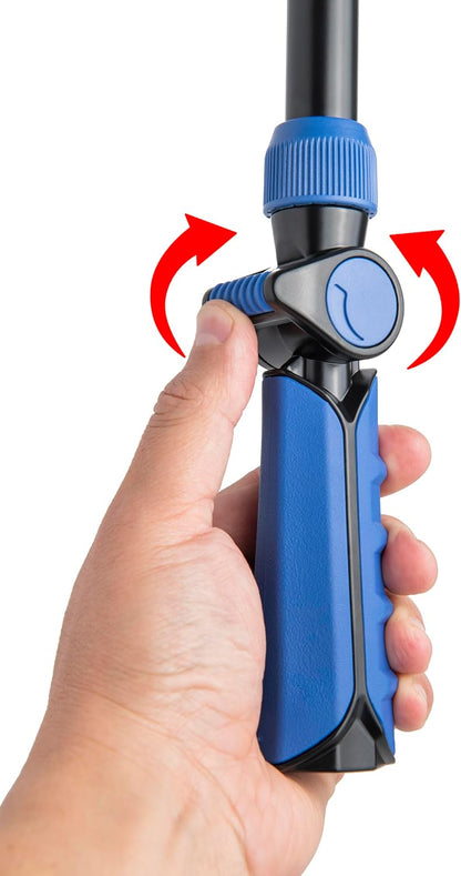 with Adjustable Thumb Control Garden Watering Wand, 19-24 Inch Telescoping Hose Nozzle 8 Spray Patterns, Heavy-Duty Zinc & Aluminum for Precise Watering and Cleaning