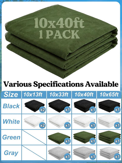 40x10ft Ultra-fine Mesh Mosquito Net, Patio Screen Netting, 1Pc Green