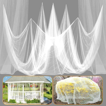 40x10ft Ultra-fine Mesh Mosquito Net, Patio Screen Netting, 1Pc Green
